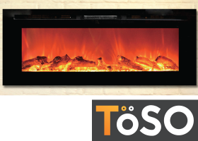 Electric fireplaces: toso